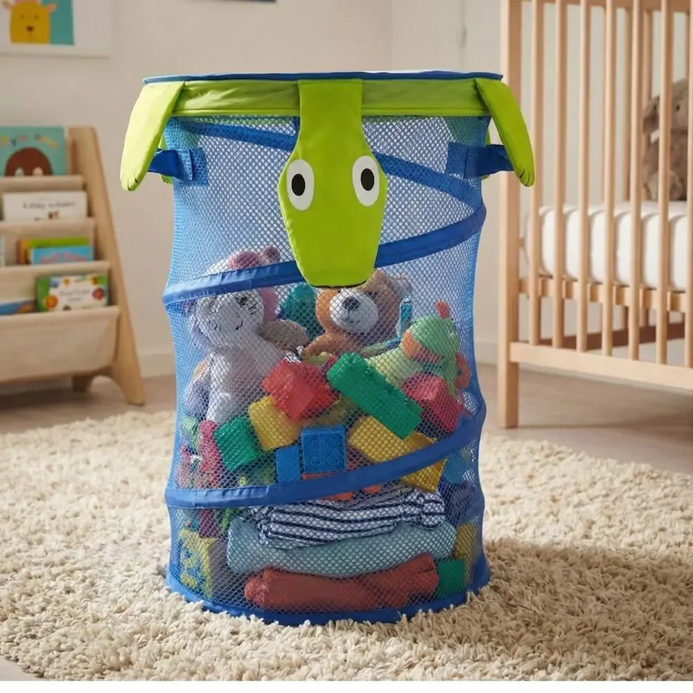 Kids Turtle Collapsing Pop-Up Laundry Bin from IKEA